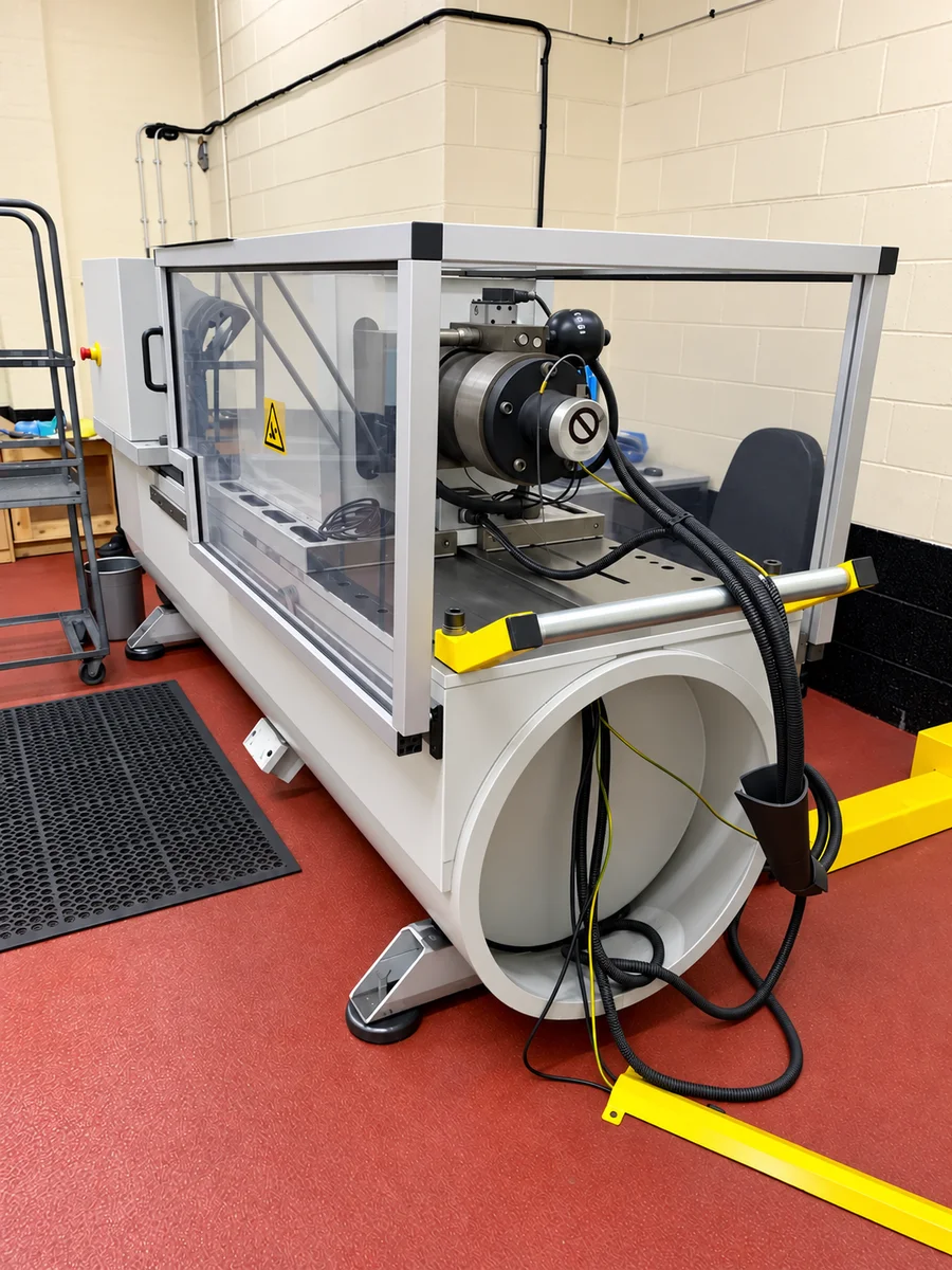 Torsion tester used for destructive brake testing